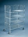 Representative photo only Three sided four shelf cart 36 x 24 