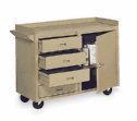 EW-47546-66 Mobile laboratory bench, putty