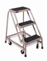 EW-47560-04 Rolling stepstool, 3 step, 30" overall height
