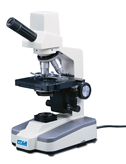 Economical Monocular Microscope, 4x/10x/40x/100x with built-in 2.0 Meg (DC4-156-S)