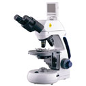 Representative photo only Compound Microscope with Display and Camera Plan objectives