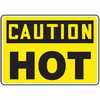 Accuform Caution Hot Signs