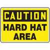 Accuform Caution Hard Hat Area Signs