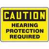 Accuform Caution Hearing Protection Required Signs