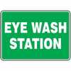 Safety Sign, Eye Wash Station, 10 X 14, Plastic