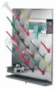 Representative photo only Modular stainless steel drying rack 32 white pegs