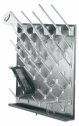 EW-67035-10 Modular stainless steel drying rack, 50 white pegs