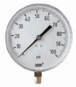 30" Hg to 100 psi Industrial Gauge, 4 1/2" Dial, Wika brand