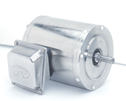 Representative photo only Stainless Steel NEMA Type C face Rigid Base Three phase Motor 1 2 Hp 1800 RPM