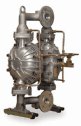 EW-74026-10 Air-operated powder pump, 18 GPM, 316 SS, Santoprene, EPDM