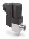 Solenoid vacuum valve; right-angle, NW16, aluminum, 110 VAC