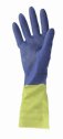 Ansell Chemi-Pro Flock-Lined, Neoprene-Over-Latex Gloves, size 9, 12 p