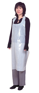 Disposable Polyethylene Aprons, 28"W X 46"L, 100/bag