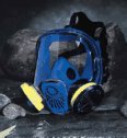 Representative photo only SurvivairMax 8100 series five strap full facepiece respirators Large