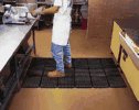 EW-81853-30 Wearwell<small><sup>&reg;</sup></small> Modular Worksafe<small><sup>&reg;</sup></small> Antifatigue Mats, Grease-proof Mat, 3'x3'