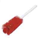 Representative photo only Bottle brush polyester bristles red