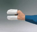 Zetex High-Temperature Finger Cots, up to 1100°F, one size fits al, Zetex brand