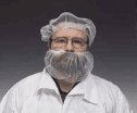 Representative photo only Nylon beard net white 100 bg