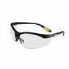 DeWalt Reinforcer™ Safety Glasses, Black Frame, Clear lens