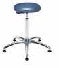 Representative photo only Cleanroom stool ESD vinyl 24 to 34 height aluminum base