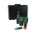 Kit with pin and pinless moisture meters, RH/Temp datalogger, RH meter