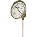 Representative photo only 3 Dial Silicone filled Adjustable Angle Dual scale Industrial Bimetal Thermometer 9 L range 50 300f 10 150c
