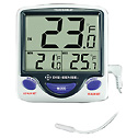Jumbo Refrigerator/freezer thermometer with Bottle Sensor (4548CP)