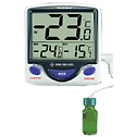 Jumbo Refrigerator/freezer thermometer with Wire Probe (4148CP)
