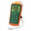 Extech EA15 EasyView Thermocouple Thermometer - Dual Channel with Data (EA15)