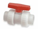 Thermoplastic True Union Ball Valve, polypropylene with Viton seals, P (V07106N)