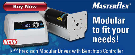 NEW Modular Drives, benchtop controllers, Masterflex precision