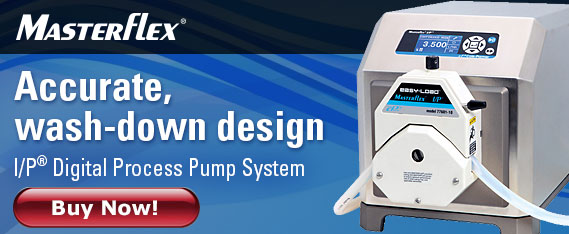 NEW Masterflex I/P digital process pump accurate washdown design