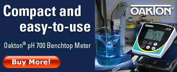 Oakton Benchtop pH 700 Meter - Compact and easy-to-use